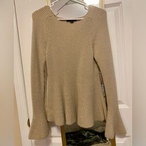 Ann Taylor tan Alpaca/Merino wool blend sweater